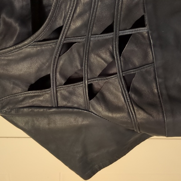 asos genuine leather short sleeved shirt - Picture 5 of 6